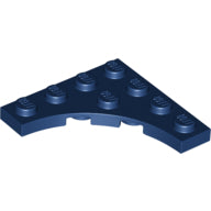 LEGO® los onderdeel Plaat Aangepast Donkerblauw 35044