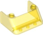 LEGO® los onderdeel Voorruit in kleur Doorzichtig Geel 2437