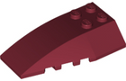 LEGO® los onderdeel Wig in kleur Donkerrood 43712