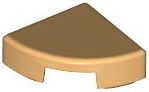 LEGO® los onderdeel Tegel Rond Licht Geelbruin 25269