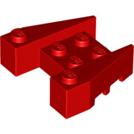 Plaatje in Gallery viewer laden, LEGO® los onderdeel Wig in kleur Rood 50373