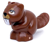Plaatje in Gallery viewer laden, LEGO® los onderdeel Waterdier Roodachtig Bruin 5553pb01