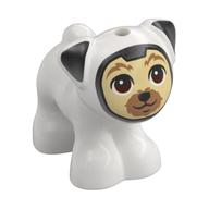 LEGO® los onderdeel Landdier in kleur Wit 24111pb08