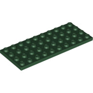 Plaatje in Gallery viewer laden, LEGO® los onderdeel Plaat Algemeen in kleur Donkergroen 3030