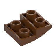 Plaatje in Gallery viewer laden, LEGO® Dakpan Gebogen Omgekeerd Roodachtig Bruin 32803