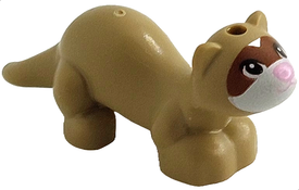 LEGO® los onderdeel Landdier Donker Geelbruin 6903pb01