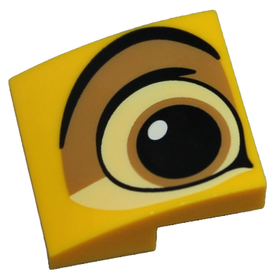 LEGO® Dakpan Gebogen met Motief 15068pb560R