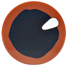LEGO® Tegel Rond met Motief Roodachtig Bruin 14769pb688