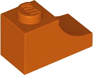 Plaatje in Gallery viewer laden, LEGO® los onderdeel Steen Boog in kleur Donker Oranje 78666