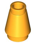 LEGO® los onderdeel Kegel in kleur Helder Licht Oranje 4589b
