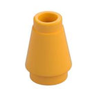 LEGO® los onderdeel Kegel in kleur Helder Licht Oranje 4589b