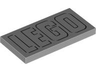 LEGO® Tegel met Motief Licht Blauwachtig Grijs 87079pb1431