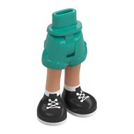Plaatje in Gallery viewer laden, LEGO® los onderdeel Benen Donker Turkoois 1826cc00pb009