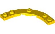 Plaatje in Gallery viewer laden, LEGO® los onderdeel Plaat Rond in kleur Geel 80015