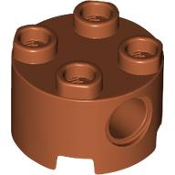 Plaatje in Gallery viewer laden, LEGO® los onderdeel Steen Rond in kleur Donker Oranje 17485