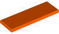 Plaatje in Gallery viewer laden, LEGO® los onderdeel Tegel Algemeen Roodachtig Oranje 69729