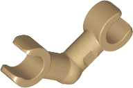 Plaatje in Gallery viewer laden, LEGO® los onderdeel Lijf Accessoire Donker Geelbruin 93609