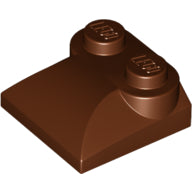 LEGO® los onderdeel Dakpan Gebogen Roodachtig Bruin 47457