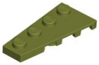 LEGO® los onderdeel Wig Plaat in kleur Olijfgroen 41770