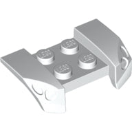 Plaatje in Gallery viewer laden, LEGO® los onderdeel Spatbord in kleur Wit 44674