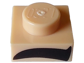 LEGO® los onderdeel Plaat met Motief Lichte Noga 3024pb027R