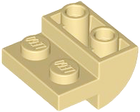 LEGO® los onderdeel Dakpan Gebogen Omgekeerd Geelbruin 1750
