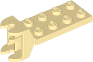 Plaatje in Gallery viewer laden, LEGO® los onderdeel Scharnier in kleur Geelbruin 3640