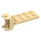 LEGO® los onderdeel Scharnier in kleur Geelbruin 3640
