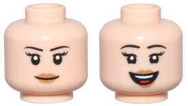 LEGO® los onderdeel Hoofd in kleur Lichte Noga 3626pb3616