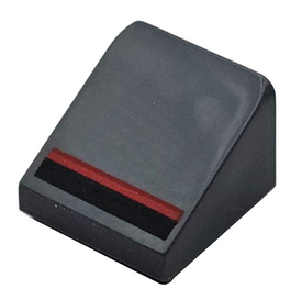 LEGO® Dakpan met Motief Donker Blauwachtig Grijs 54200pb116