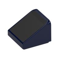 LEGO® los onderdeel Dakpan met Motief Donkerblauw 54200pb115