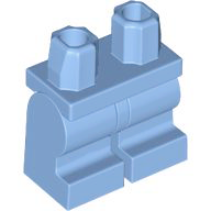 Plaatje in Gallery viewer laden, LEGO® los onderdeel Benen Aangepast Medium Blauw 970cm00
