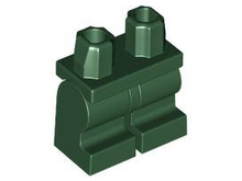 Plaatje in Gallery viewer laden, LEGO® los onderdeel Benen Aangepast Donkergroen 970cm00