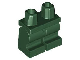 LEGO® los onderdeel Benen Aangepast Donkergroen 970cm00
