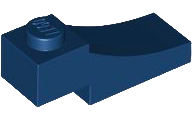 Plaatje in Gallery viewer laden, LEGO® los onderdeel Steen Boog in kleur Donkerblauw 70681