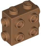 Plaatje in Gallery viewer laden, LEGO® los onderdeel Steen Aangepast Medium Noga 67329