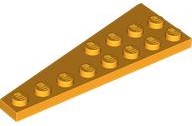 Plaatje in Gallery viewer laden, LEGO® los onderdeel Wig Plaat Helder Licht Oranje 3545