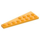 LEGO® los onderdeel Wig Plaat Helder Licht Oranje 3545