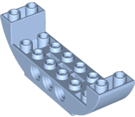 LEGO® los onderdeel Dakpan Gebogen Helder Lichtblauw 11301