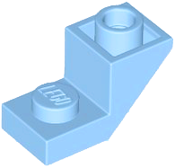 Plaatje in Gallery viewer laden, LEGO® los onderdeel Dakpan Omgekeerd Helder Lichtblauw 2310