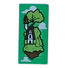 Plaatje in Gallery viewer laden, LEGO® Tegel met Motief Doorzichtig Groen 3069pb1280
