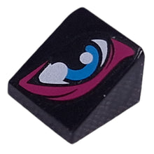 Plaatje in Gallery viewer laden, LEGO® los onderdeel Dakpan met Motief Zwart 54200pb122