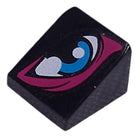 LEGO® los onderdeel Dakpan met Motief Zwart 54200pb122