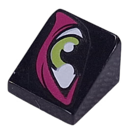 LEGO® los onderdeel Dakpan met Motief Zwart 54200pb123