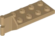 Plaatje in Gallery viewer laden, LEGO® los onderdeel Scharnier in kleur Donker Geelbruin 3639