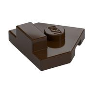 Plaatje in Gallery viewer laden, LEGO® los onderdeel Wig Plaat in kleur Donker Bruin 27928