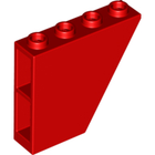 LEGO® los onderdeel Dakpan Omgekeerd in kleur Rood 67440