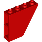 LEGO® los onderdeel Dakpan Omgekeerd in kleur Rood 67440