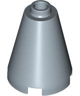 LEGO® los onderdeel Kegel in kleur Zandblauw 3942c