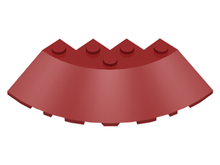 Plaatje in Gallery viewer laden, LEGO® los onderdeel Steen Rond in kleur Donkerrood 95188